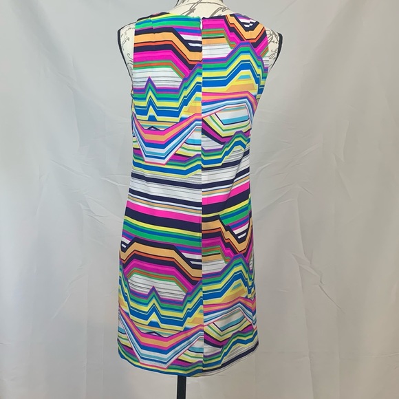 Amanda Uprichard Multicolor Pink Print Dress Sz. P - Picture 3 of 11